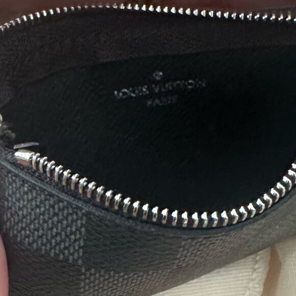 Authentic Louis Vuitton Graphite Key Pouch | new never used | 100% authentic - Picture 10 of 13